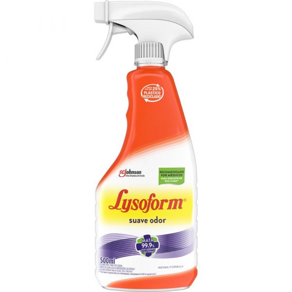 Desinfetante Spray Suave Lysoform 500ml