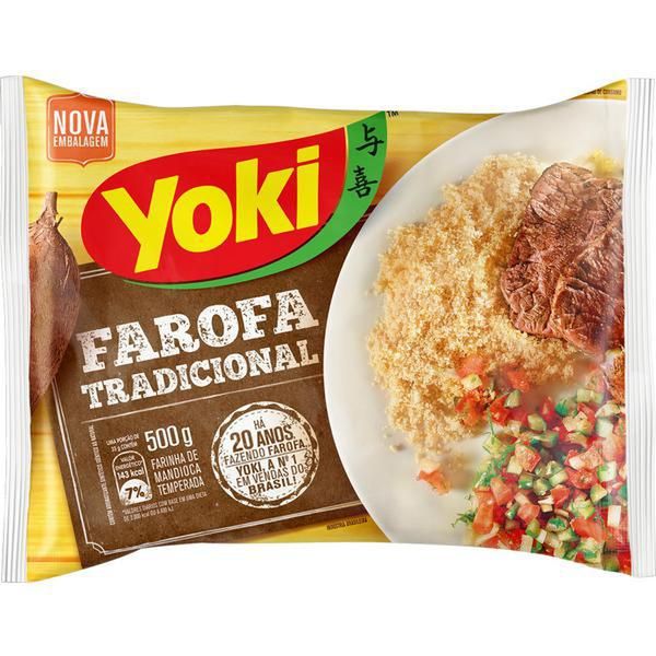 Farofa Pronta de Mandioca Yoki 500g