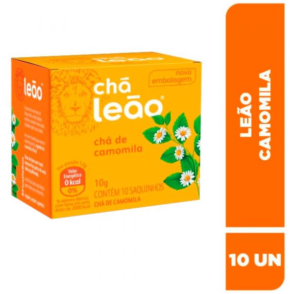 Chá de Camomila Leão 10g - 10 sachês