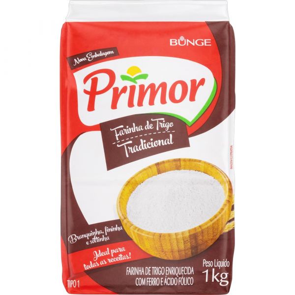 Farinha de Trigo Primor 1Kg