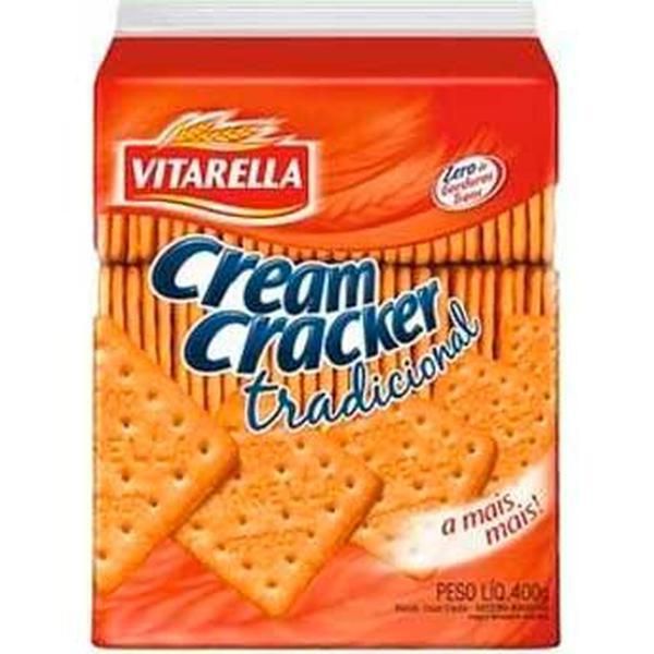 Biscoito Cream Cracker Vitarella 400g.